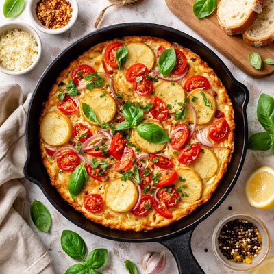 Image of Potato and Red Pepper Frittata