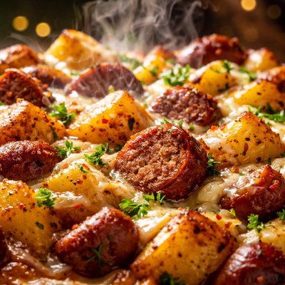 Image of Potato and Sausage Bake