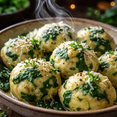 Image of Potato and Spinach Dumplings