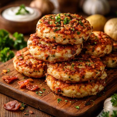Image of Potato Bacon and Onion Patties