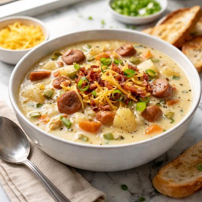 Image of Potato Hot Dog Soup
