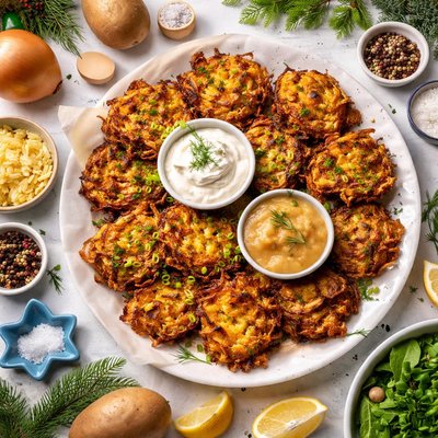 Image of Potato Latkes for Hanukkah