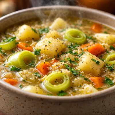 Image of Potato Leek and Quinoa Soup