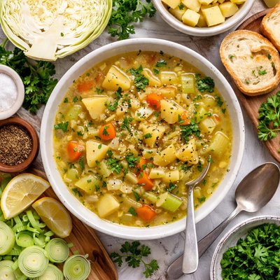 Image of Potato Leek Cabbage Soup