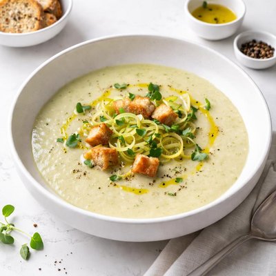 Image of Vegan Potato Leek Soup