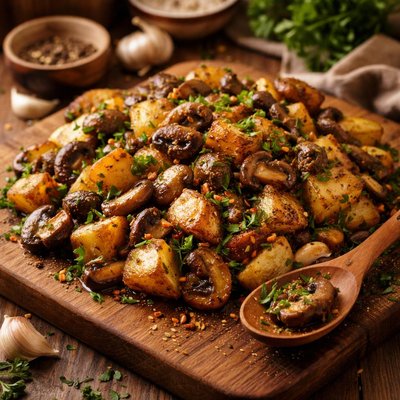 Image of Potato Mushroom Saute