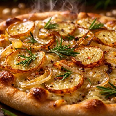 Image of Potato Onion Rosemary Pizza