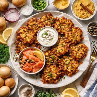 Image of Potato Pancakes Latkes a La Cohen