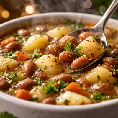 Image of Potato Pinto Bean Soup