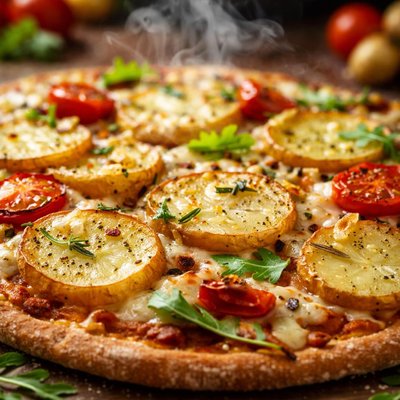 Image of Whole30 Potato Pizza