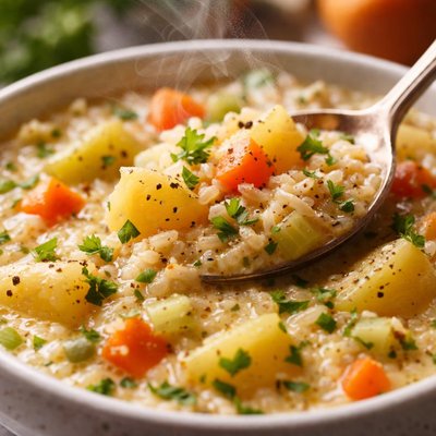 Image of Potato Rice Soup