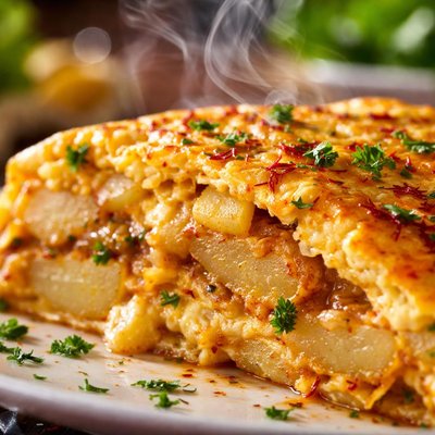 Image of Potato Saffron Omelet