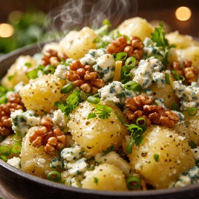 Image of Potato Salad with Blue Cheese and Walnuts