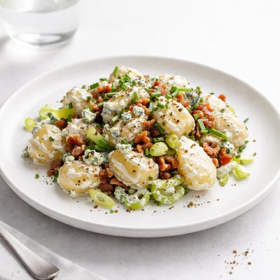 Image of Potato Salad with Creamy Blue Cheese Dressing