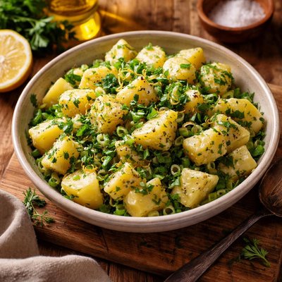 Image of Potato Salad with Fresh Herbs and Lemon