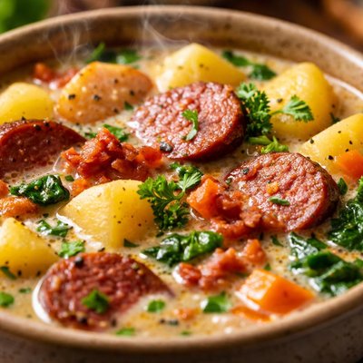 Image of Potato Sausage Soup