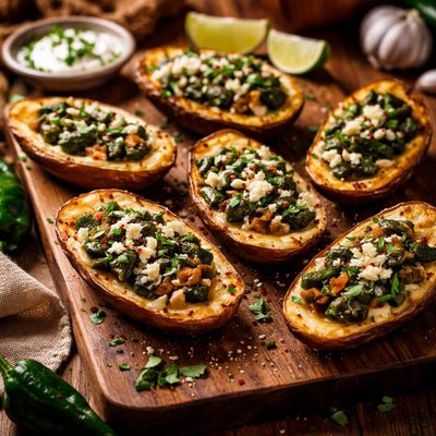 Image of Potato Skins with Chile Poblano
