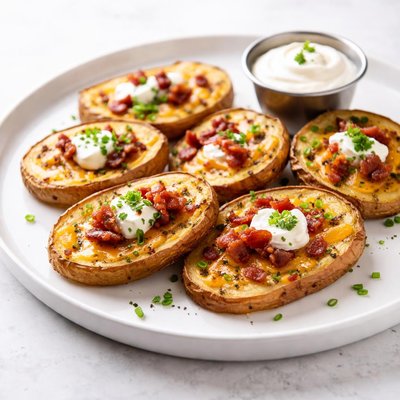 Image of Potato Slices Made Like Potato Skins