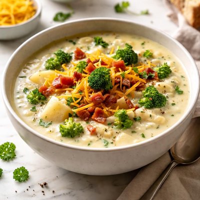 Image of Potato Soup with Broccoli