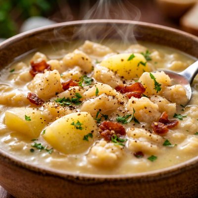 Image of Potato Soup with Rivels