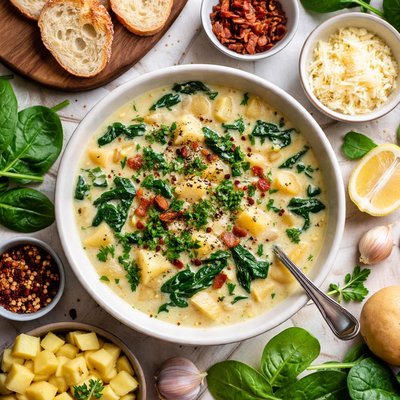 Image of Potato Spinach Soup