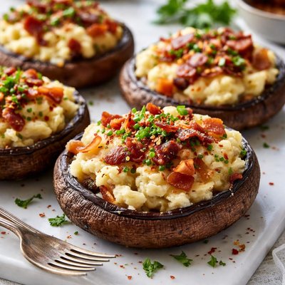 Image of Potato Stuffed Portabellas