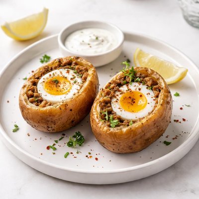 Image of Potato Stuffed with Egg Nafaqo