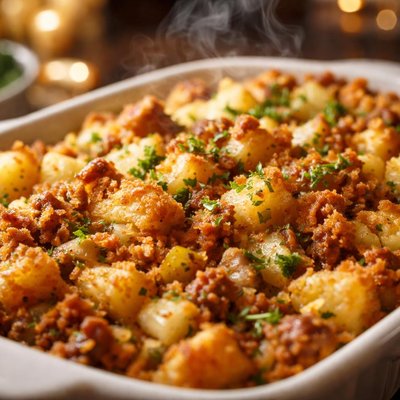 Image of Potato Stuffing Casserole