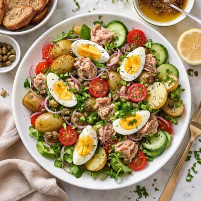 Image of Potato Tuna Egg Salad 21 Day Wonder Diet Day 2