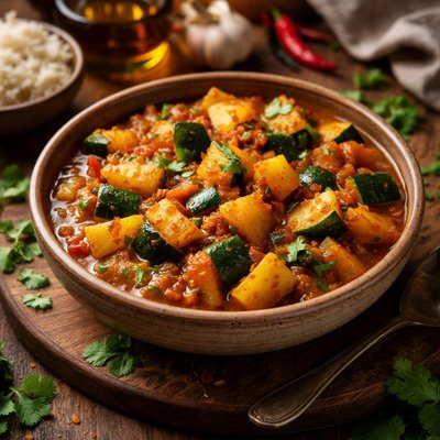 Image of Potato Zucchini Curry