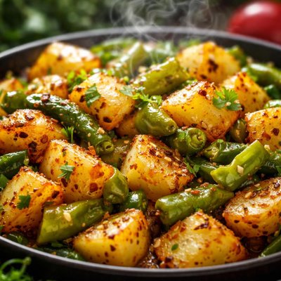 Image of Potatoes and Green Chiles