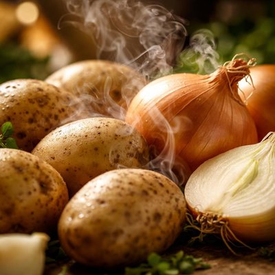 Image of Potatoes and Onions