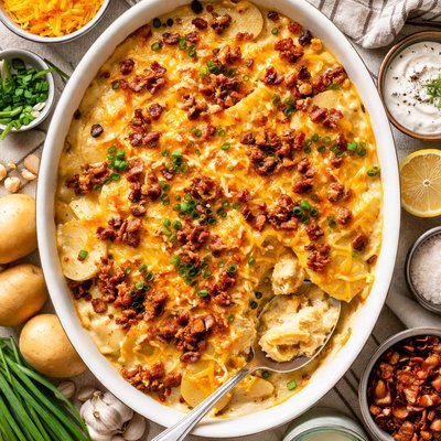 Image of Potatoes Delmonico Casserole