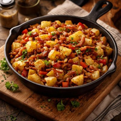 Image of Potatoes O Brien with Bacon
