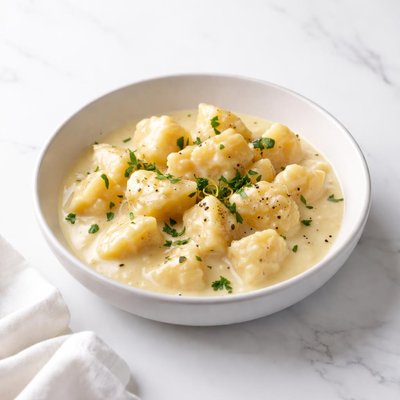 Image of Potatoes Stewed in Cream