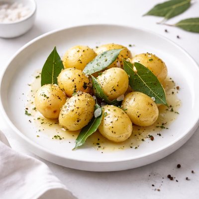 Image of Potatoes with Bay Leaves