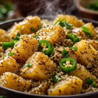Image of Potatoes with Poppy Seeds Aloo Poshto