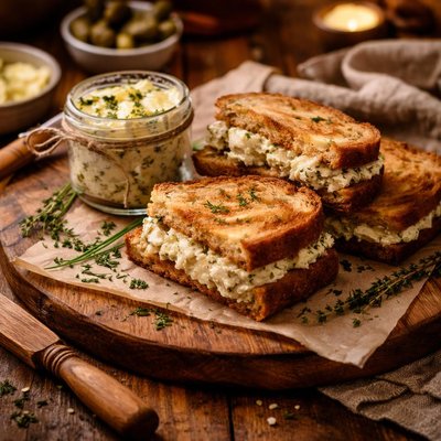 Image of Potted Cheese Sandwiches