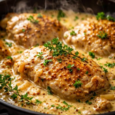 Image of Poulet a La Moutarde