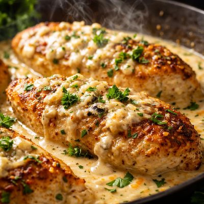 Image of Poulet Au Fromage Boursin Chicken W Boursin Cheese