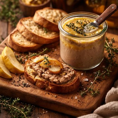 Image of Poultry Liver Parfait with Pear