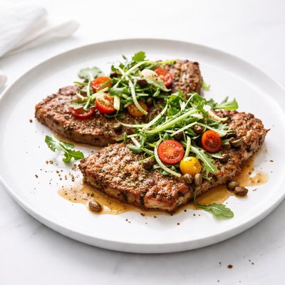 Image of Pounded Pork Chop for Two