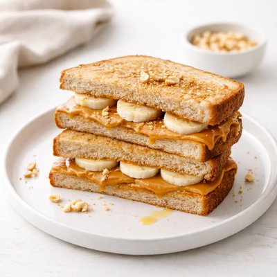 Image of Power Packed Peanut Butter Sandwiches