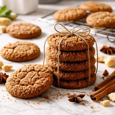 Image of Practically Healthy Gingersnap Cookies