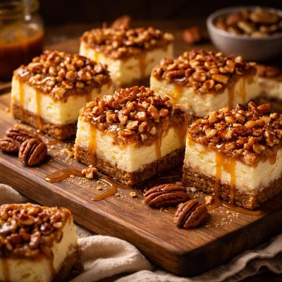Image of Praline Cheesecake Squares