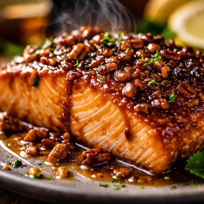 Image of Praline Glazed Salmon