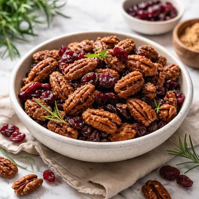 Image of Praline Pecans and Cranberry Mix