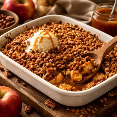 Image of Pralines Apple Granola Crisp