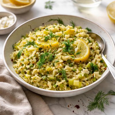 Image of Prassorizo Greek Leek Risotto