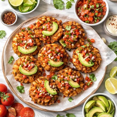 Image of Prawn and Chorizo Cakes with Tomato Salsa